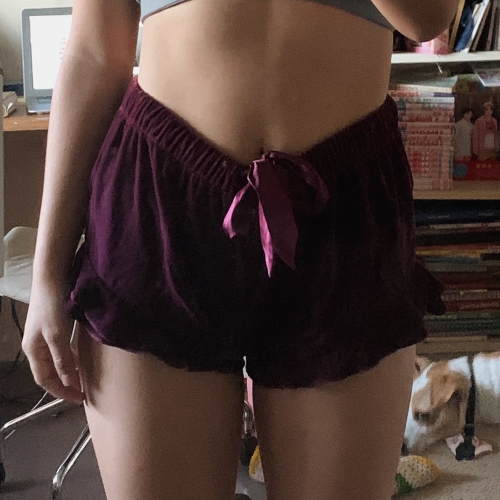 Victoria Secret Velvet Shorts